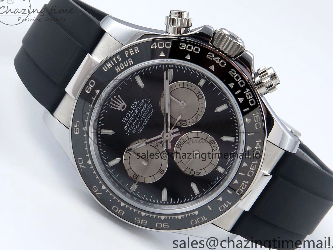 Dial Edition Gray on Daytona Strap 126519 1:1 V10 QF Best Oysterflex QF4131 Black 0202